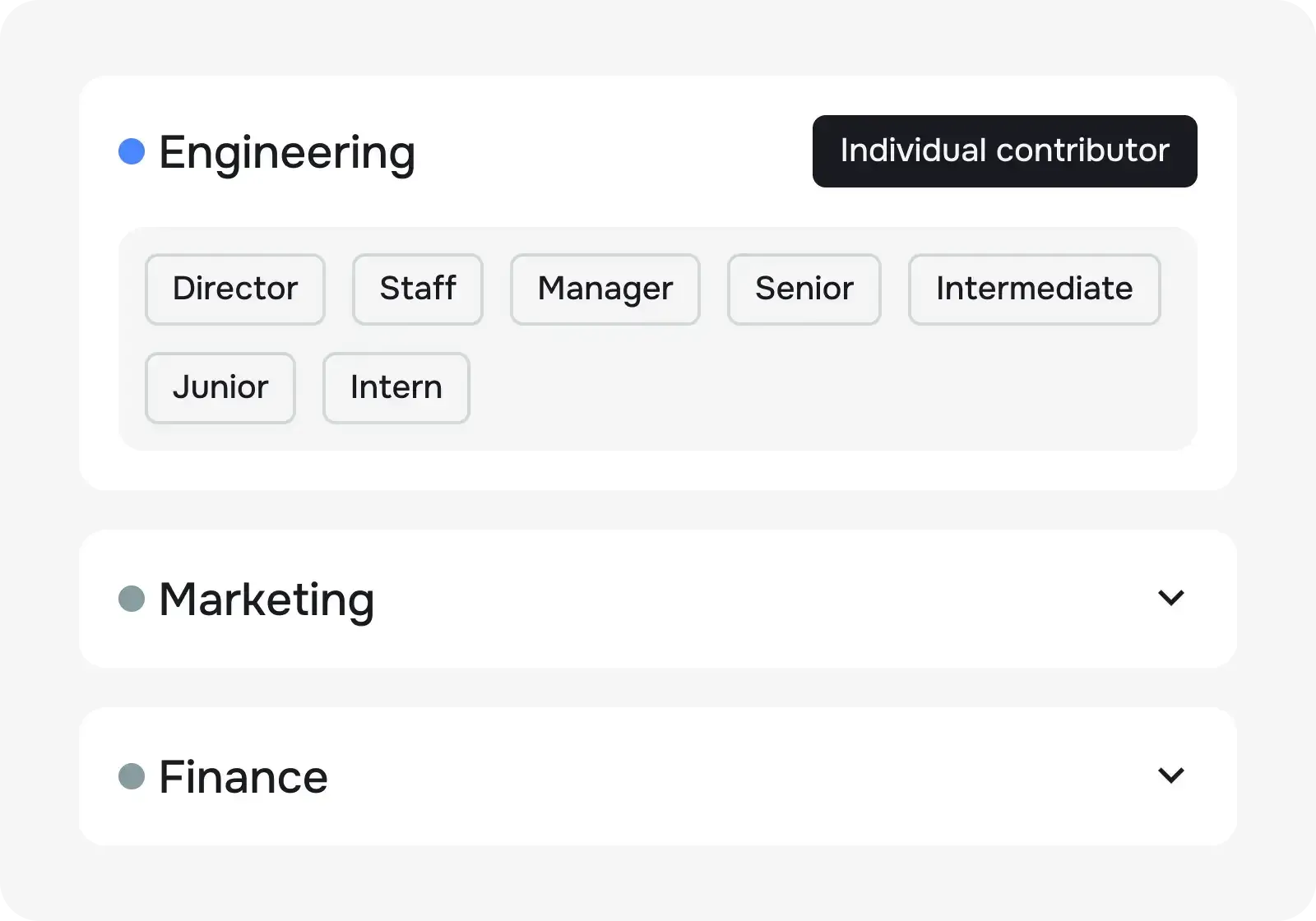 Set up job families and levels