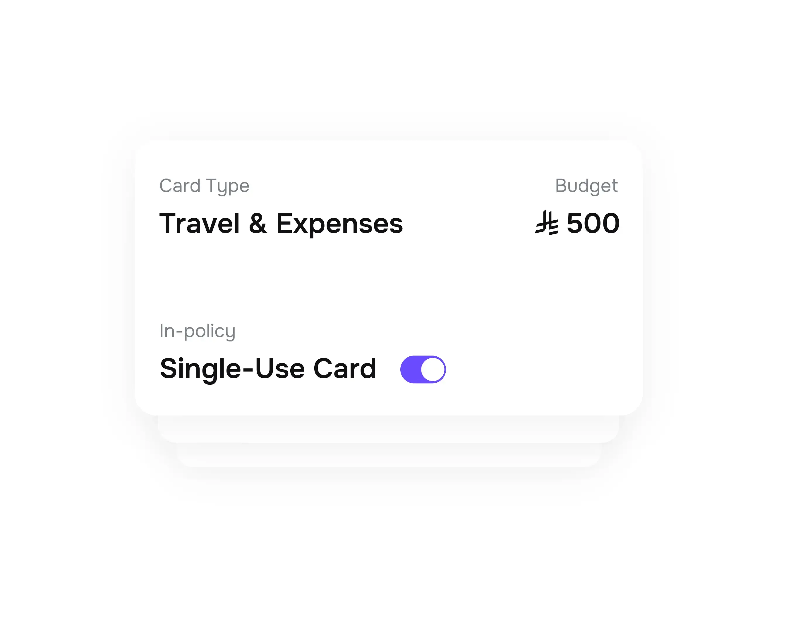 Issue single-use virtual cards