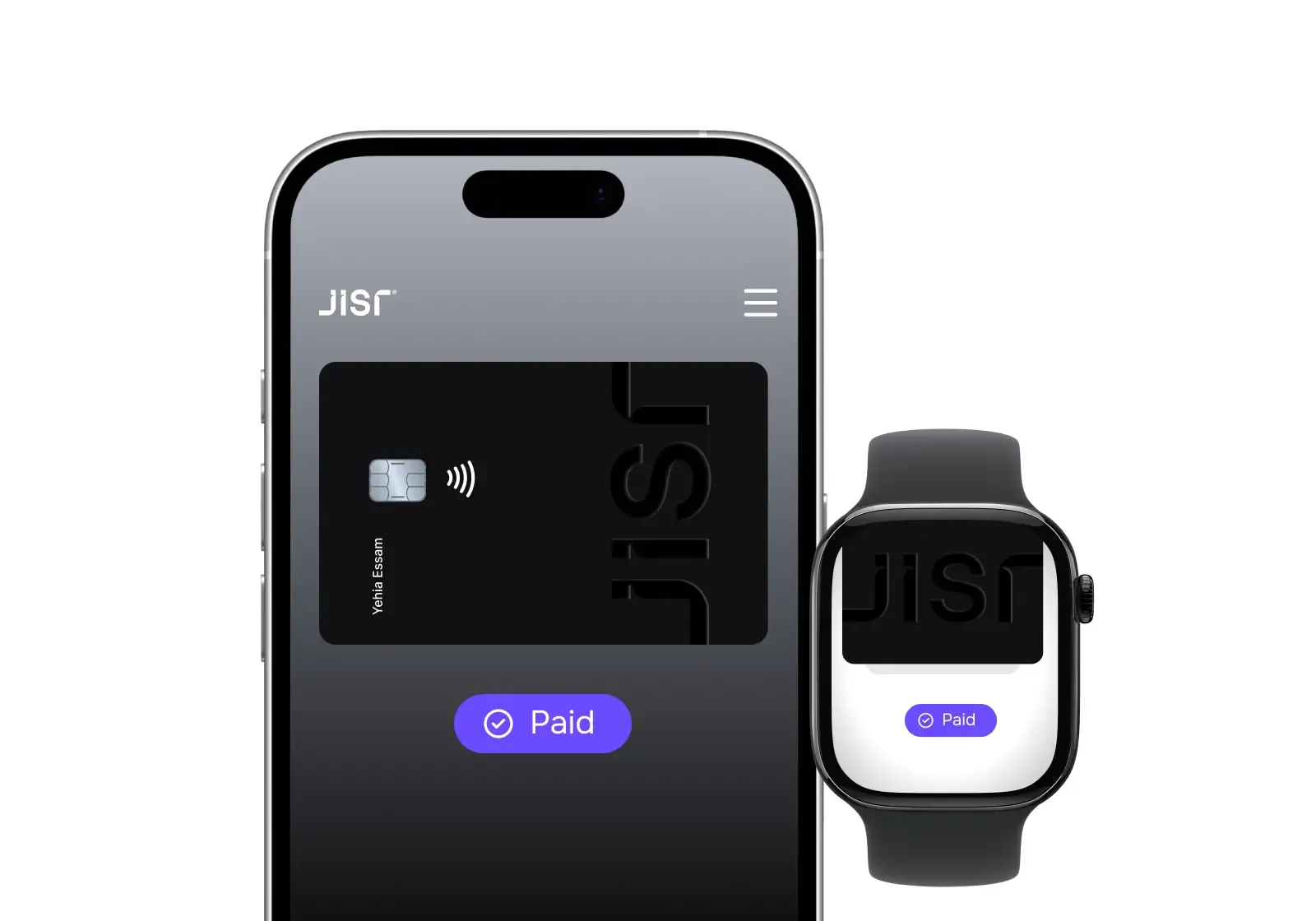 Pay via Apple Pay, Samsung Pay or Google Pay