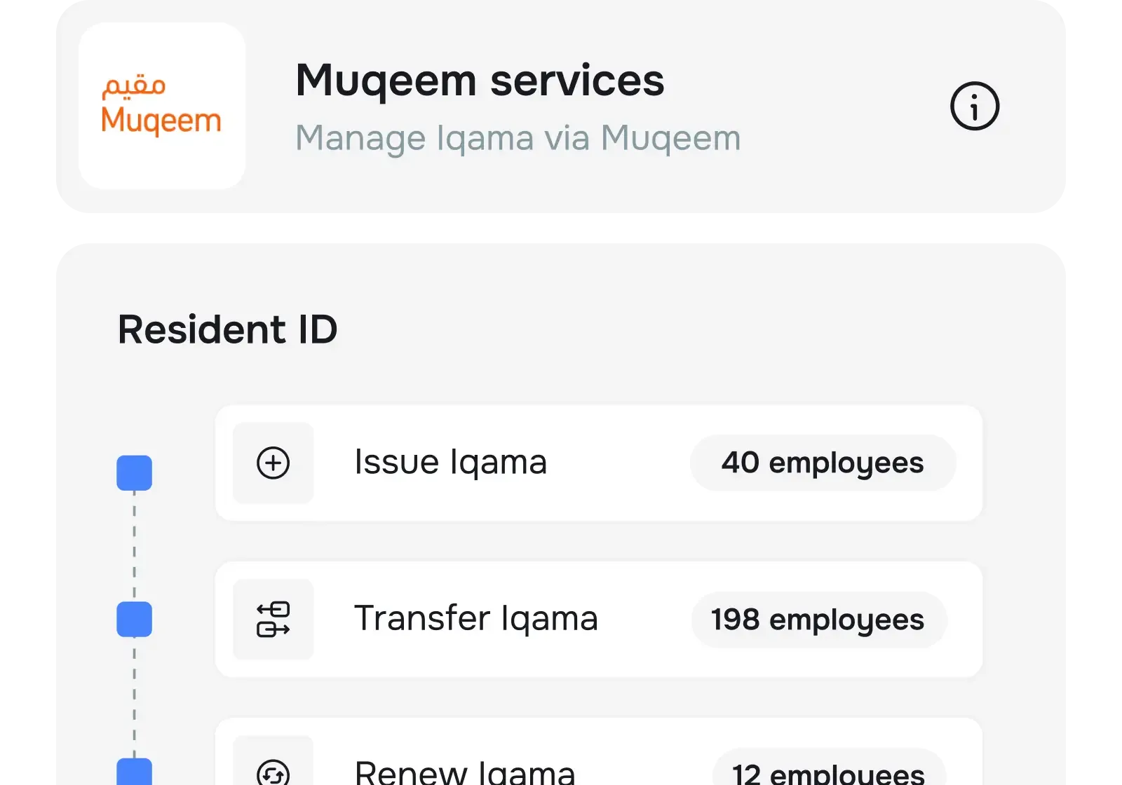 Track Iqama permits via Muqeem