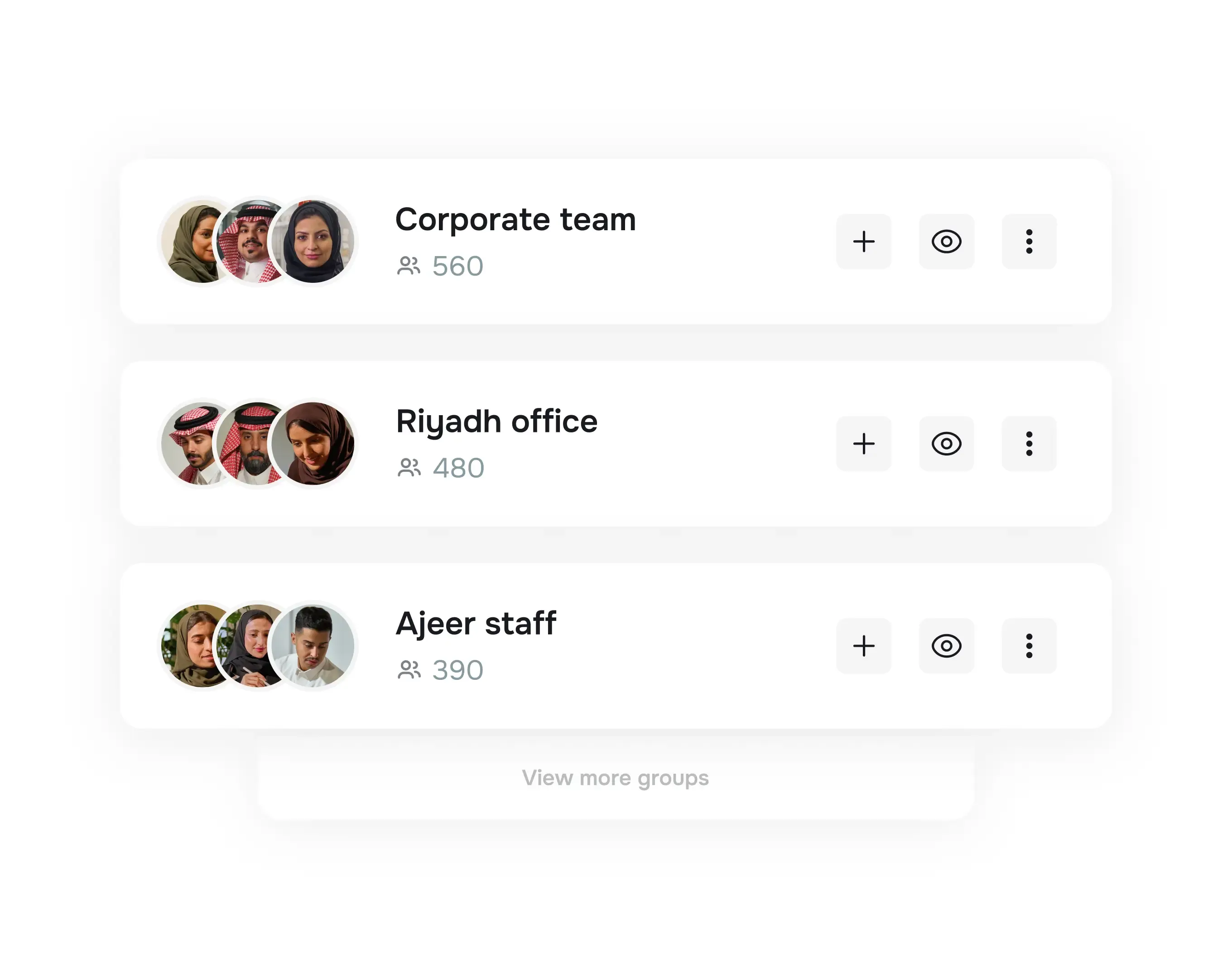 Create custom employee groups