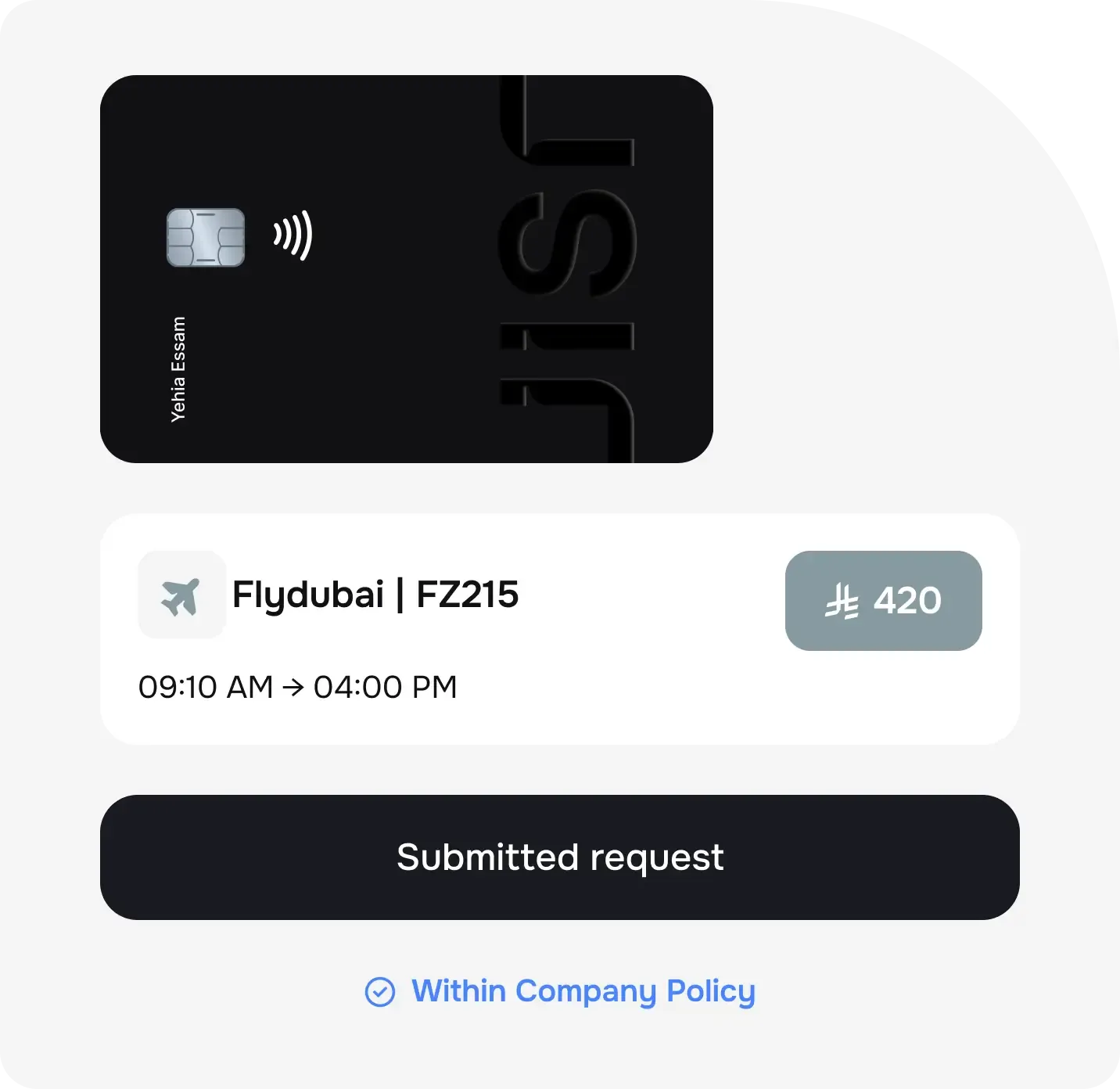 End-to-end travel and expense management