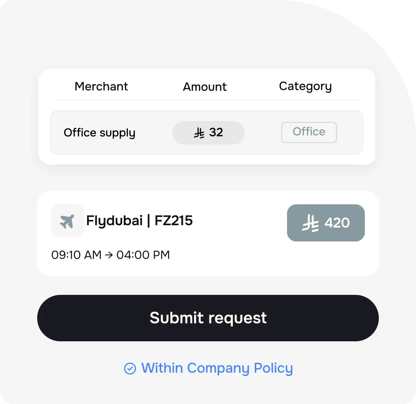 Manage travel and expense management