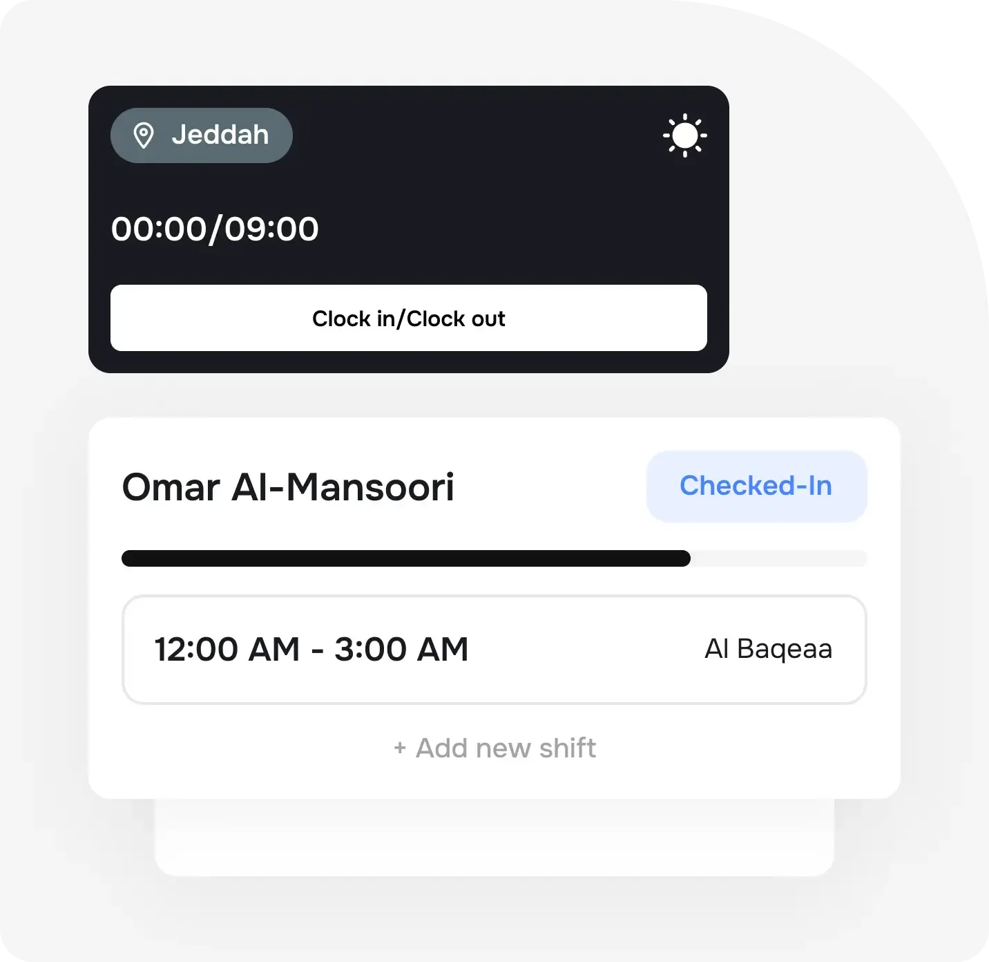 Optimize daily operations with shift scheduling